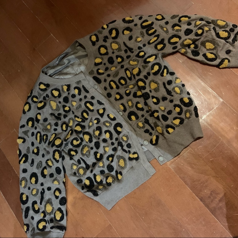 Boden limited edition beaded cropped cardigan